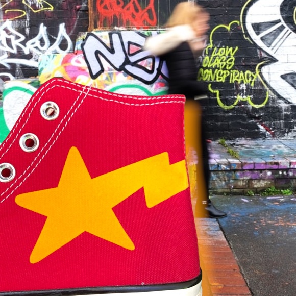 🆕 Chinatown Market 🥡 Converse ⭐️ Chuck 70 Hi ZaPaToS⚡️ BapeSta 🦧 - Picture 2 of 6